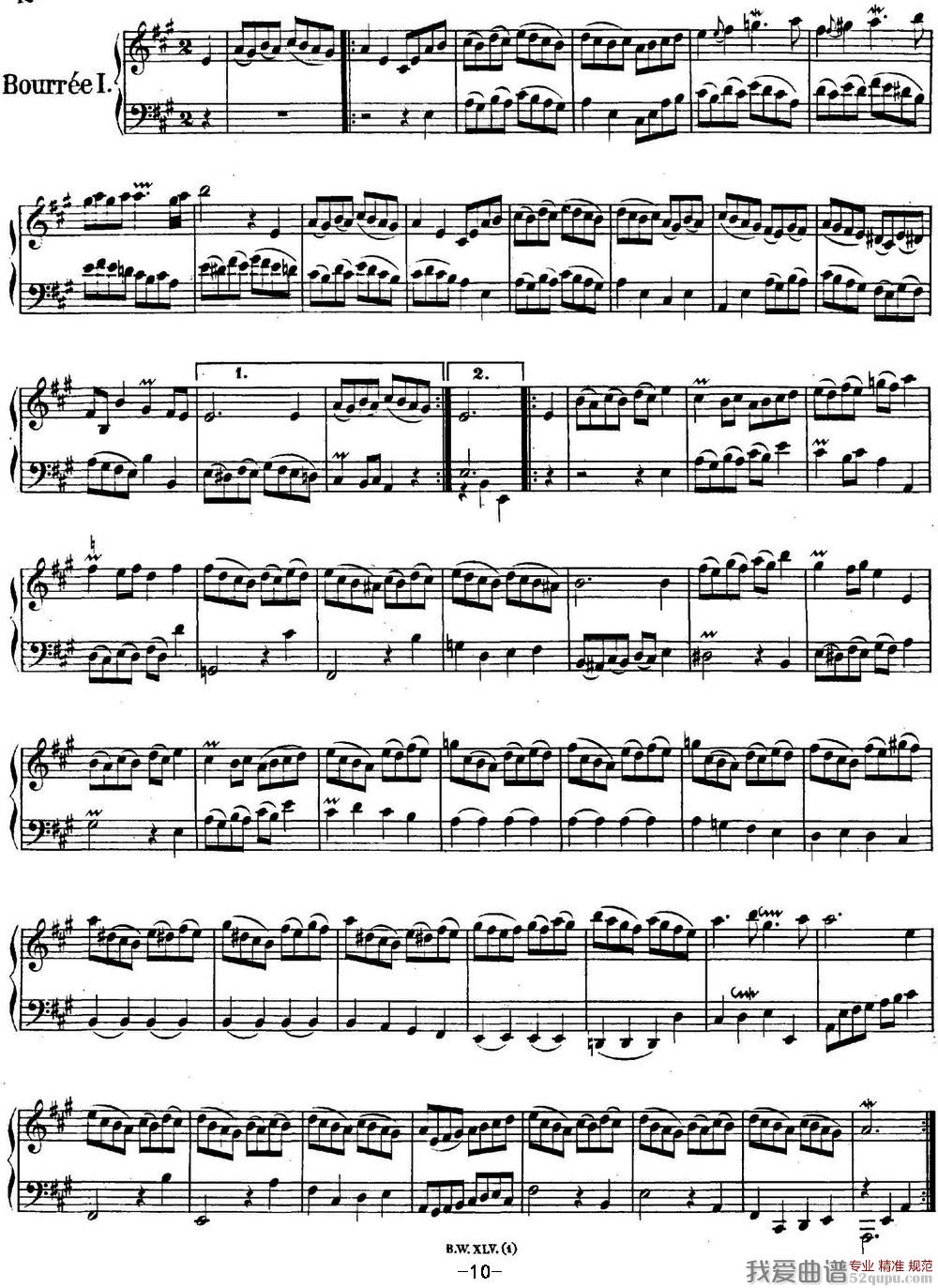 ӢNo.1 ͺ A 1st Suite BWV 806